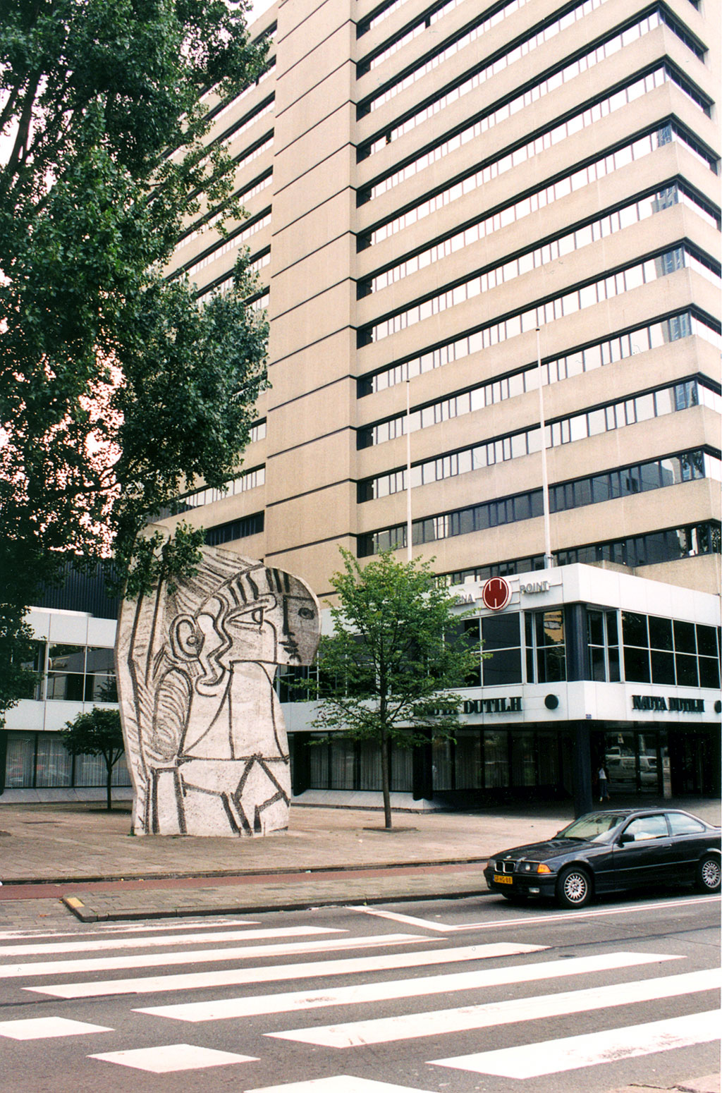 Sylvette op de oude locatie (tot 2004) bij Rotterdam CS, foto Toni Burgering